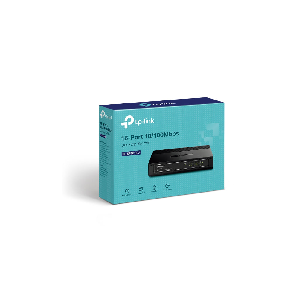 TP-Link TL-SF1016D 16-Port 10/100Mbps Desktop Switch