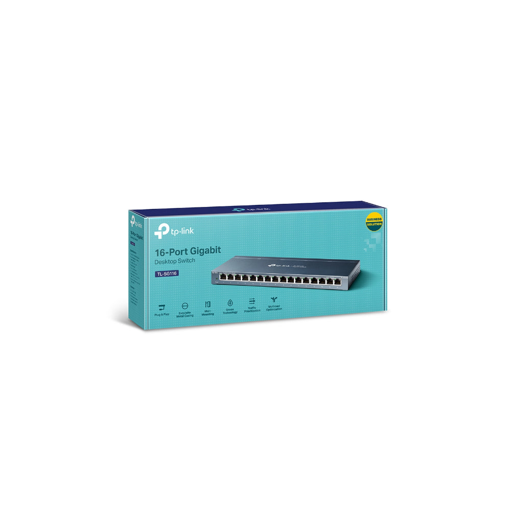 TP-Link TL-SG116 16-Port Gigabit Desktop Switch