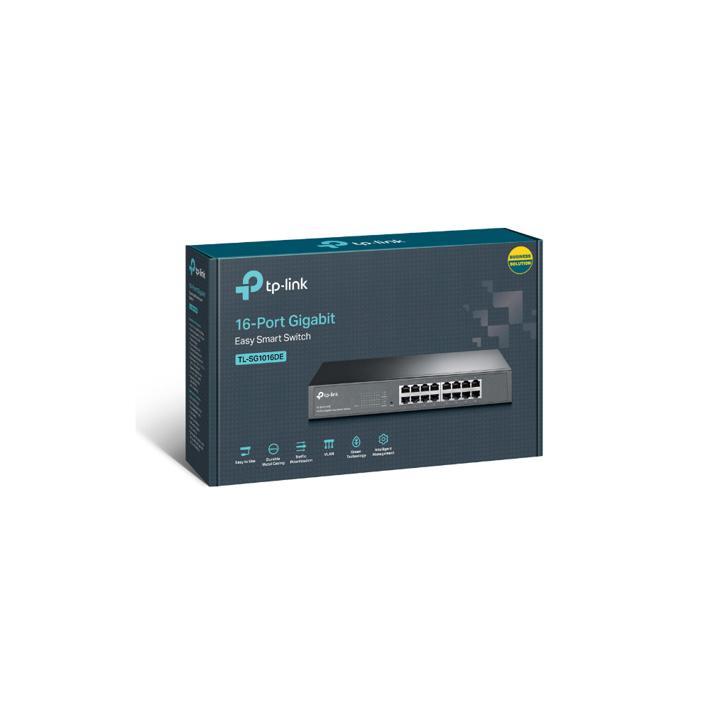 TP-Link JetStream TL-SG1016DE Gigabitswitch 16-port