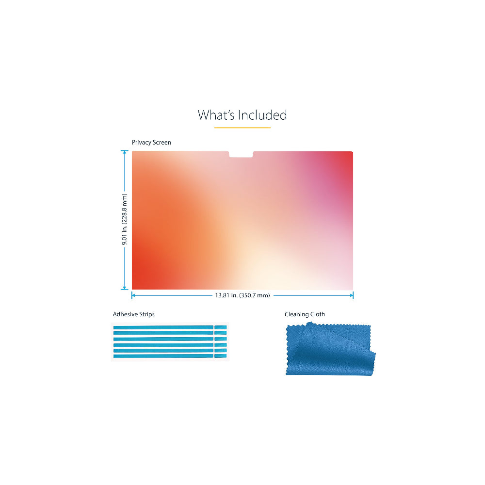 Startech Privacy Screen - Limfäste - för MacBook Pro 16"