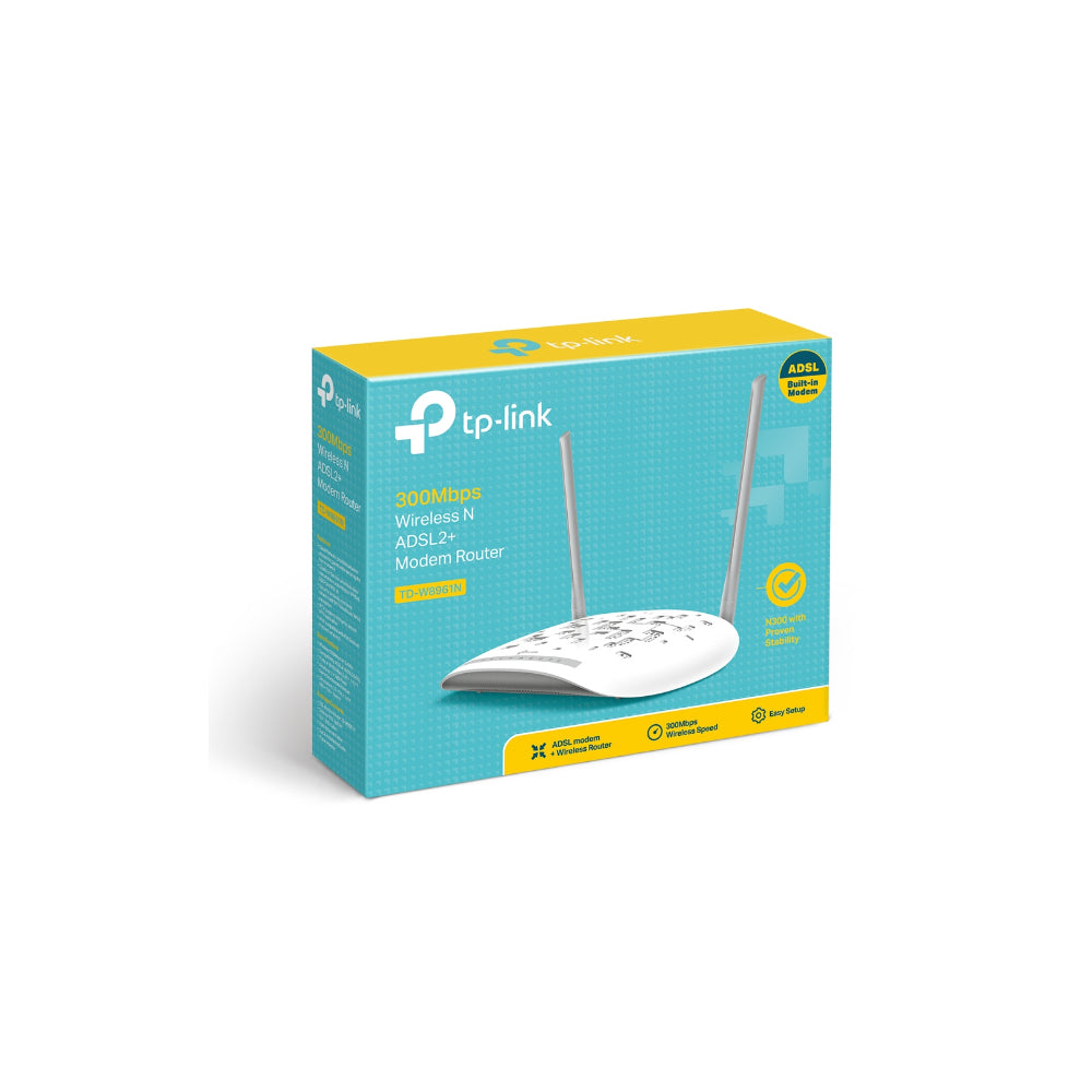 TP-Link TD-W8961N 300Mbps Wireless N ADSL2+ Modem Router