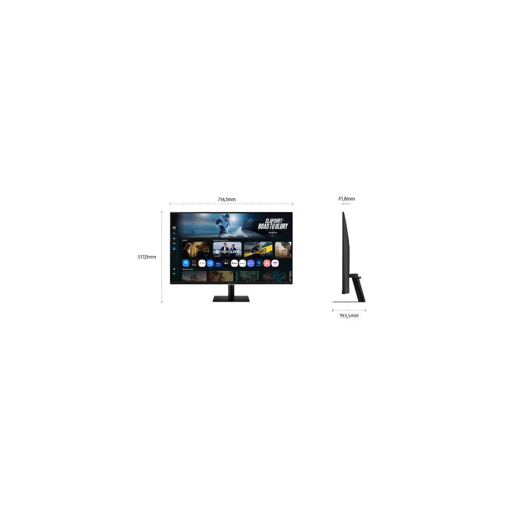 Samsung M7 S32FM700UU 32" - USB-C 3840x2160 VA 60Hz