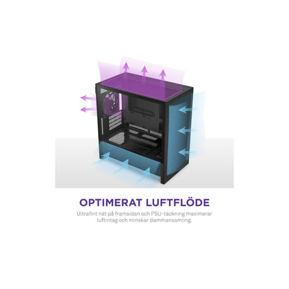 NZXT H3 Flow Svart