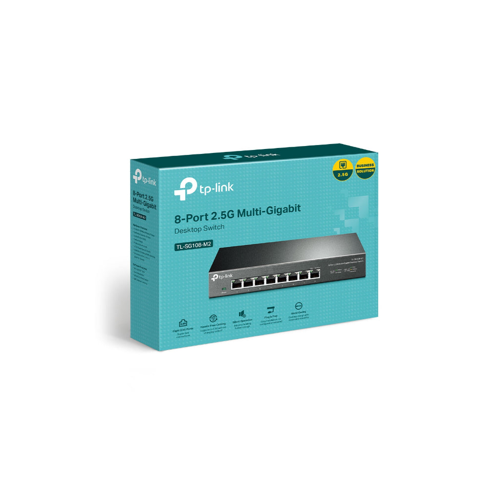 TP-Link TL-SG108-M2 8-Port 2.5G Desktop Switch