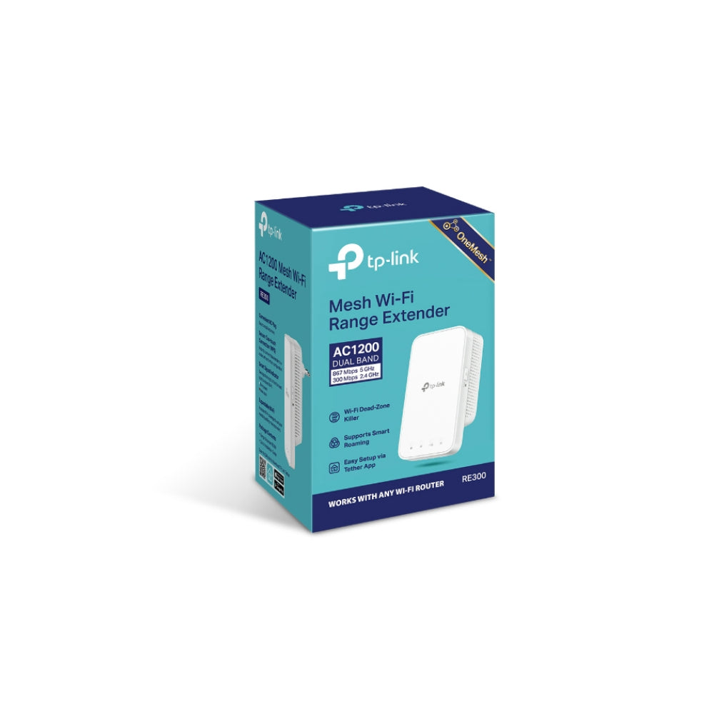 TP-Link RE300 AC1200 Mesh Wi-Fi Range Extender