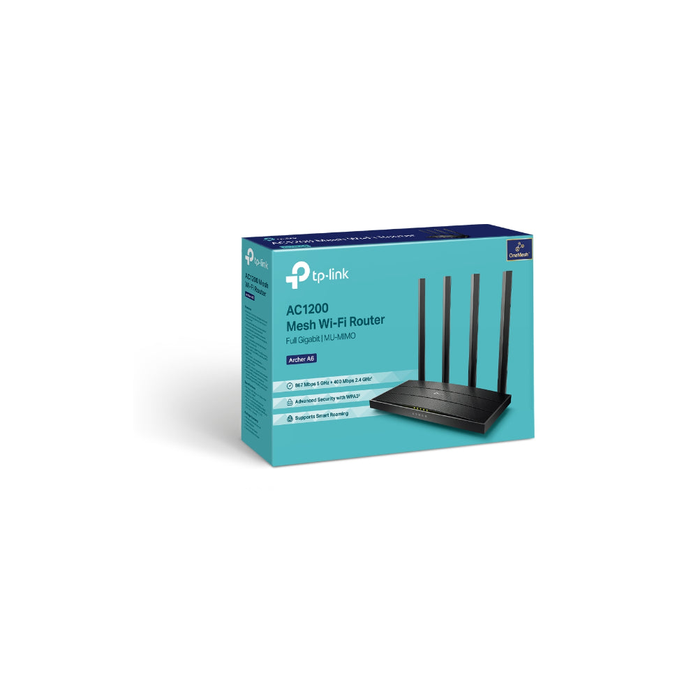 TP-Link Archer A6 AC1200 Trådlös MU-MIMO Gigabit Router