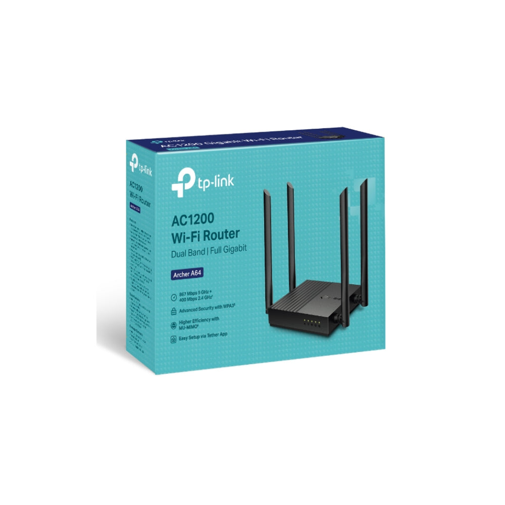 TP-Link Archer A64 AC1200 Wireless MU-MIMO Wi-Fi Router