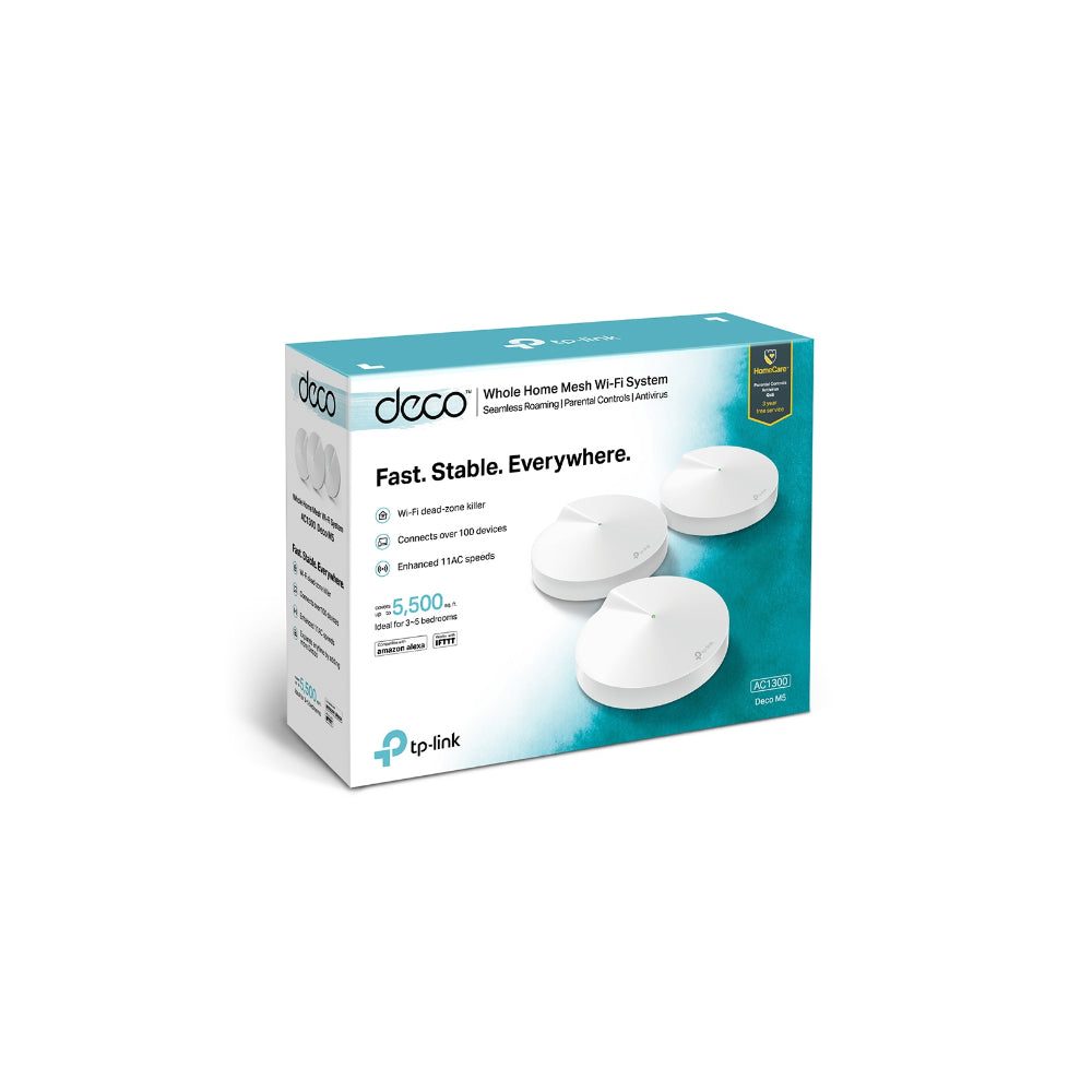 TP-Link Deco M5 (3-pack) Whole Home Wi-Fi Mesh System