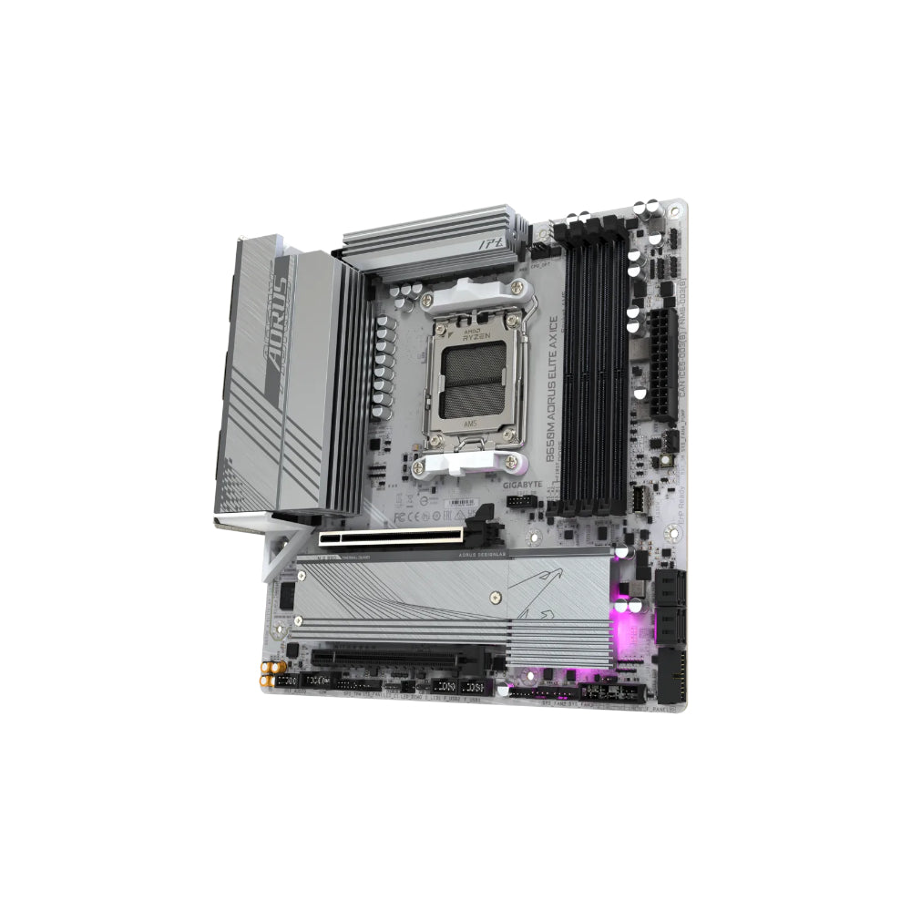 Gigabyte B650M AORUS ELITE AX ICE mATX AM5