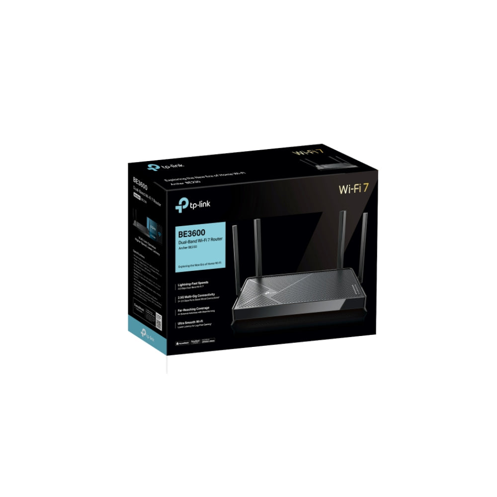 TP-Link Archer BE230 BE3600 Dual-Band Wi-Fi 7 Router
