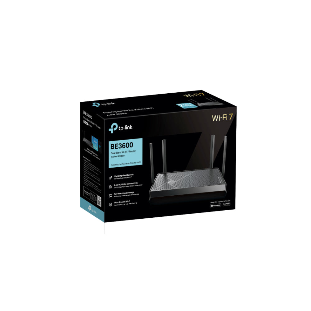 TP-Link Archer BE3600 BE3600 Dual-Band Router Wi-Fi 7