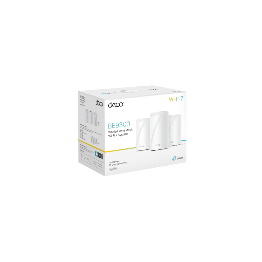 TP-Link Deco BE65 Wi-Fi 7 Mesh System (3-Pack)