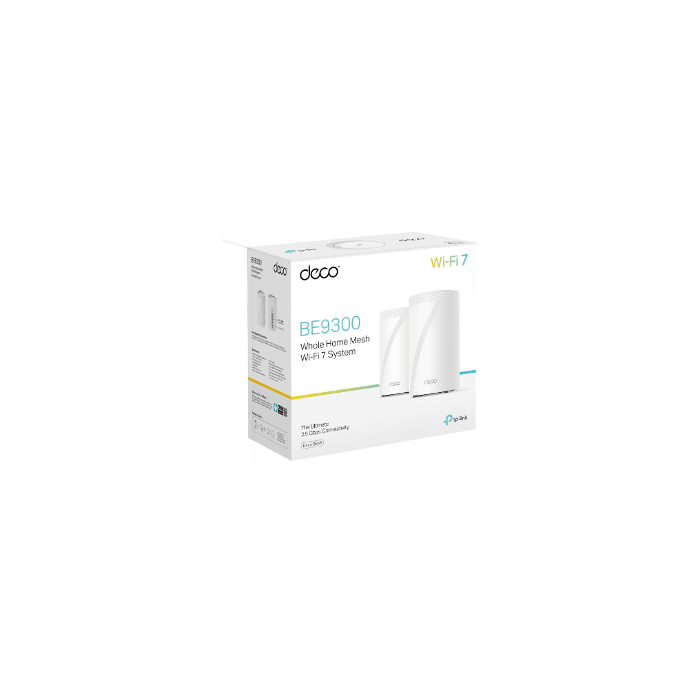 TP-Link Deco BE65 E9300 V1 Whole Home Mesh Wi-Fi 7 System (2-pack)