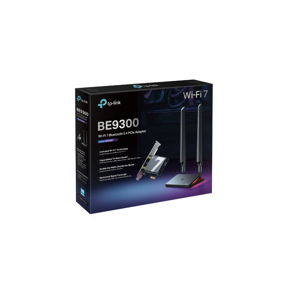 TP-Link ARCHER TBE550E BE9300 Wi-Fi 7 Bluetooth 5.4 PCIe Adapter