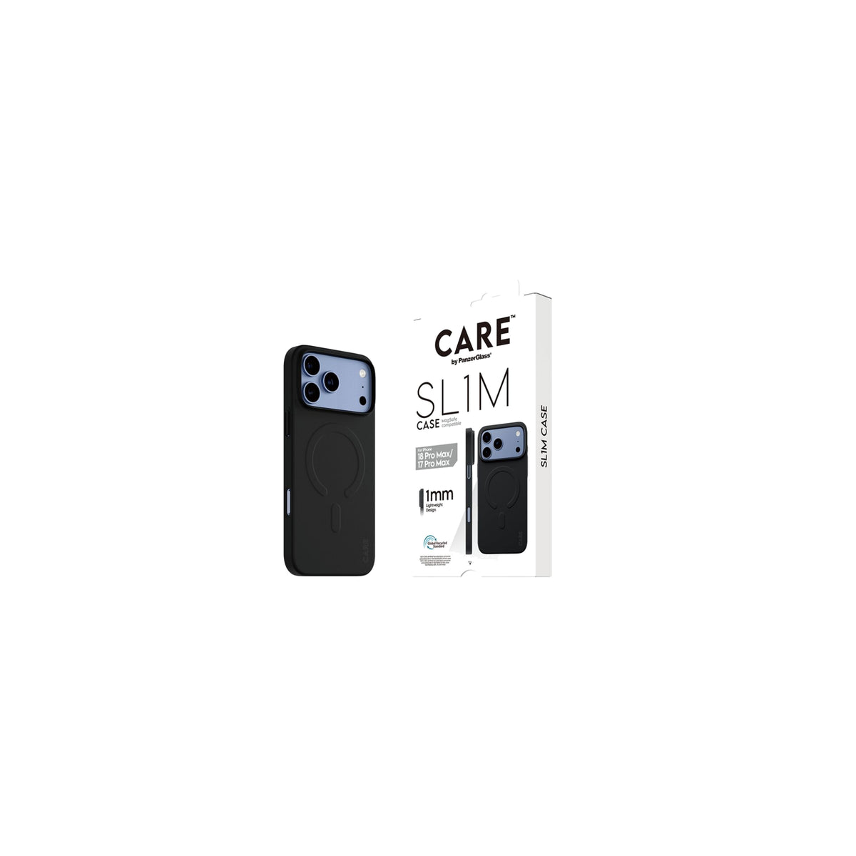 PanzerGlass SL1M - mobilskal - iPhone 18 Pro Max / 17 Pro Max - svart