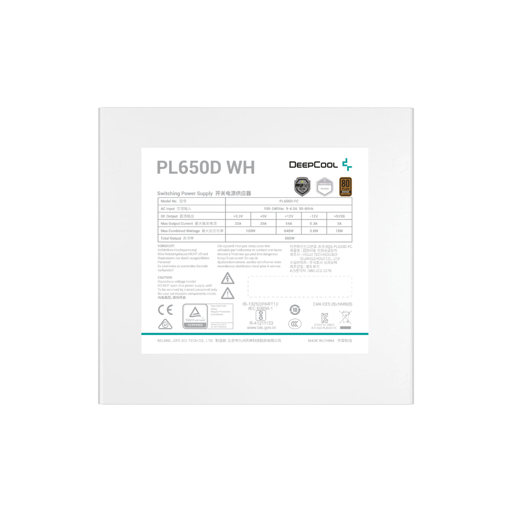 DeepCool PL650D ATX 3.1 650W 80 Plus Bronze