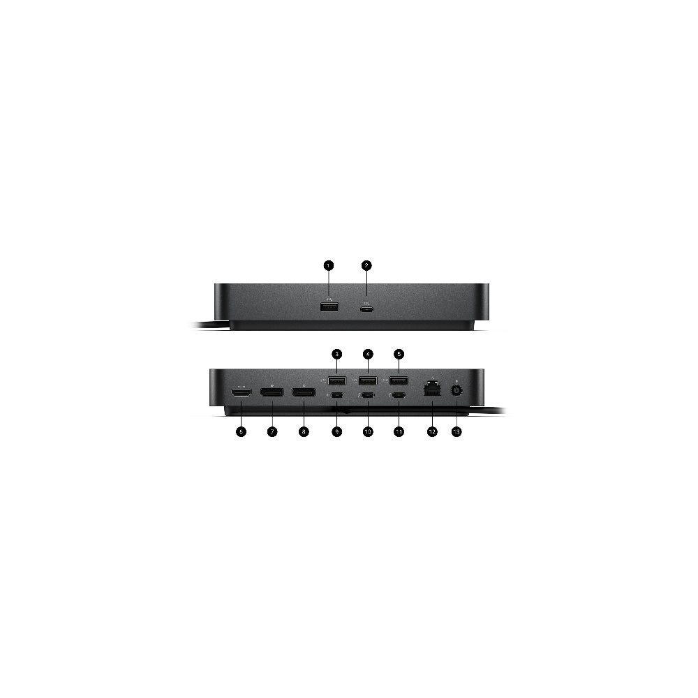 Dell Pro Thunderbolt 5 Dock WD25 - Svart