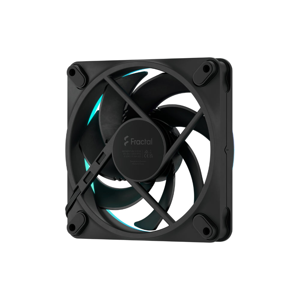 Fractal Design Momentum 12 RGB 3-pack 120mm Svart