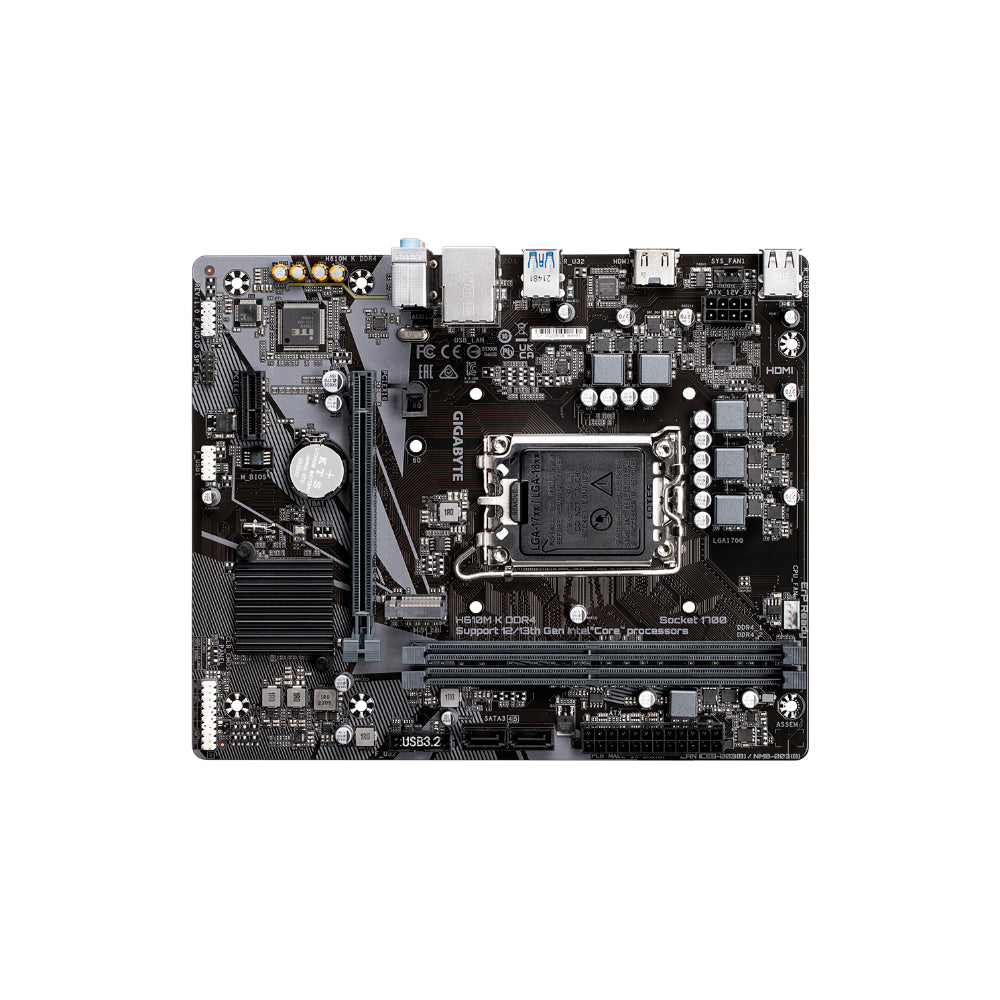 Gigabyte H610M K DDR4 mATX LGA1700