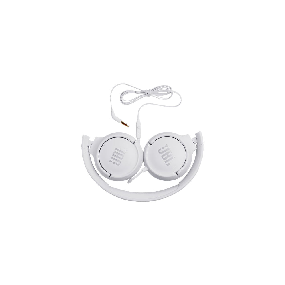 JBL Tune 500 Kabel On-ear Vit