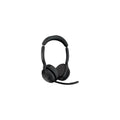 Jabra Evolve2 55 Link390 USB-C MS Stereo med laddningsställ Svart