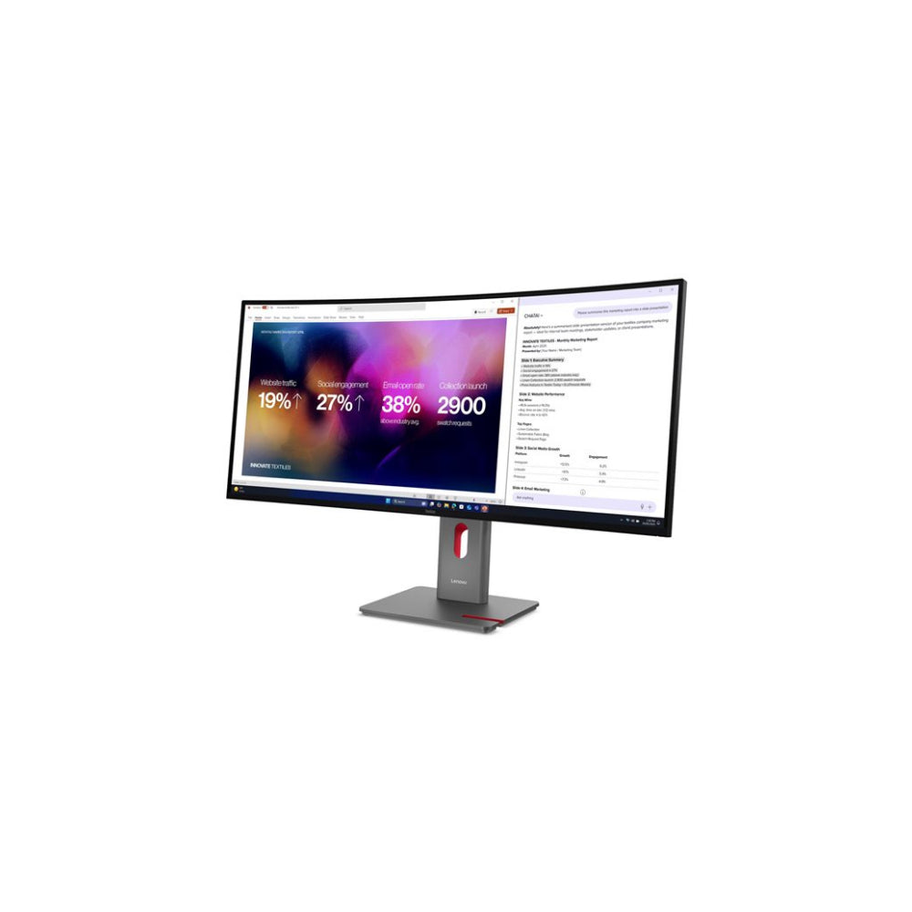 Lenovo ThinkVision P40WD-40 40" - Böjd Ultrawide 5120x2160 IPS 120Hz