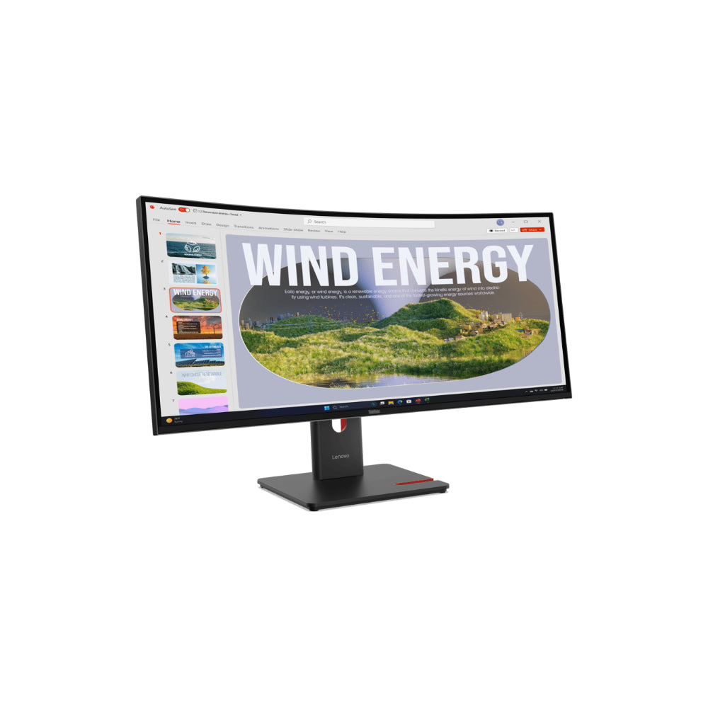Lenovo ThinkVision T34WD-40 34" - Böjd Ultrawide 3440x1440 VA 120Hz
