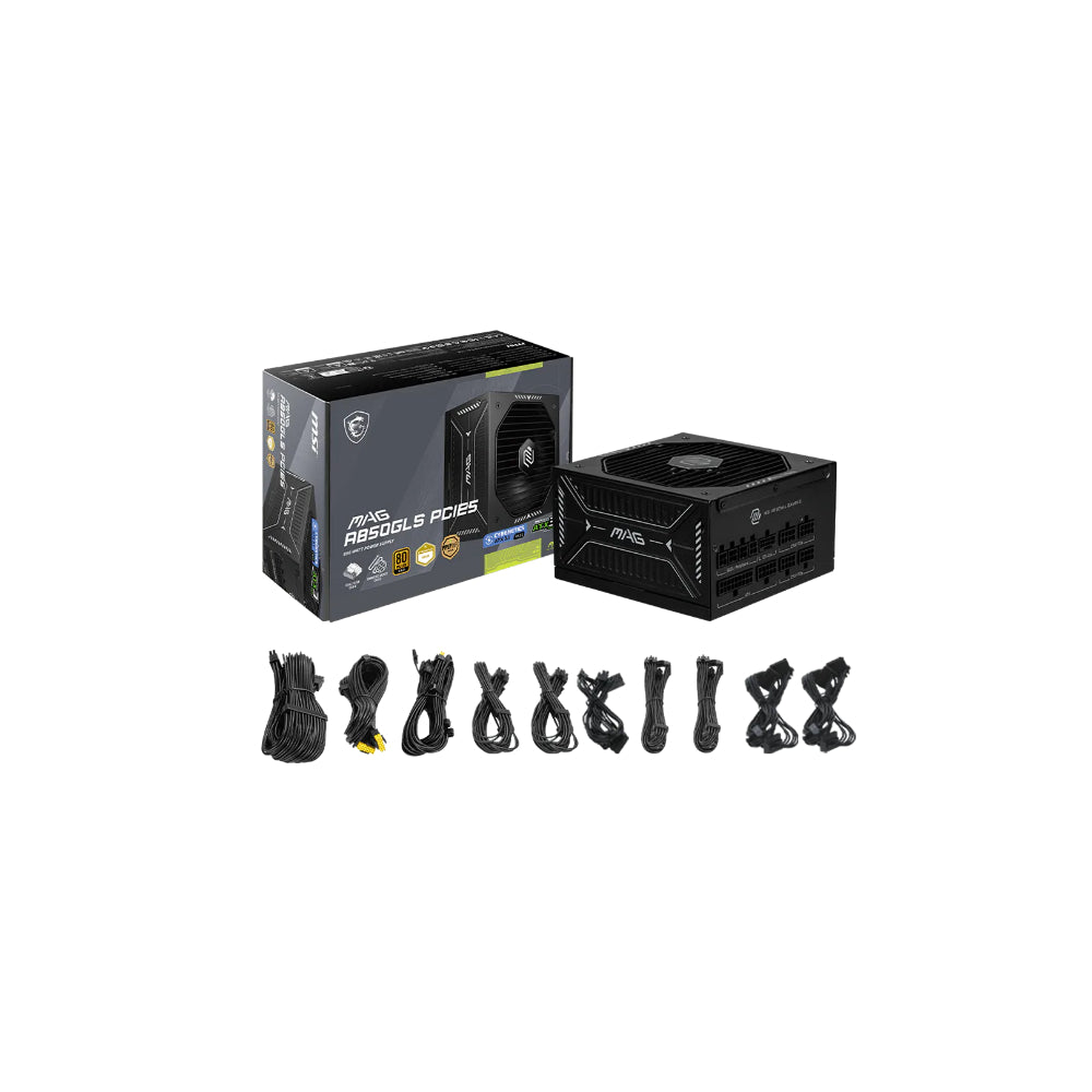 MSI MAG A850GLS PCIE5 ATX 3.1 850W 80 PLUS Gold