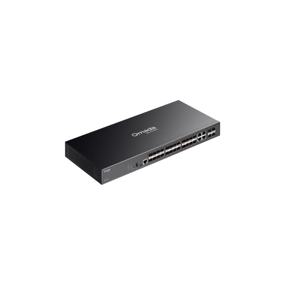 TP-Link SG5428XF Omada 24-Port SFP Stackable Lite L3 Managed Switch med 4× 10G Slots