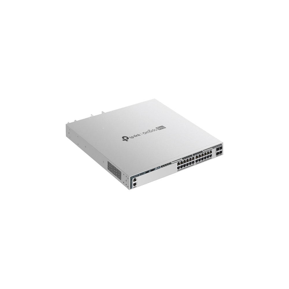 TP-Link Omada Pro S6500-24GP4XF 24-Port Gigabit Stackable L3 Managed PoE+ Switch med 4×10G-portar