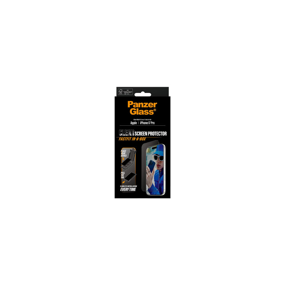 Panzerglass Ultrawide skärmskydd iPhone 17 Pro - Fastfit