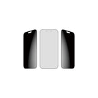 PanzerGlass Privacy filter med svart ram iPhone 17 Pro Max - Ultra-Wide Fit med fastfit