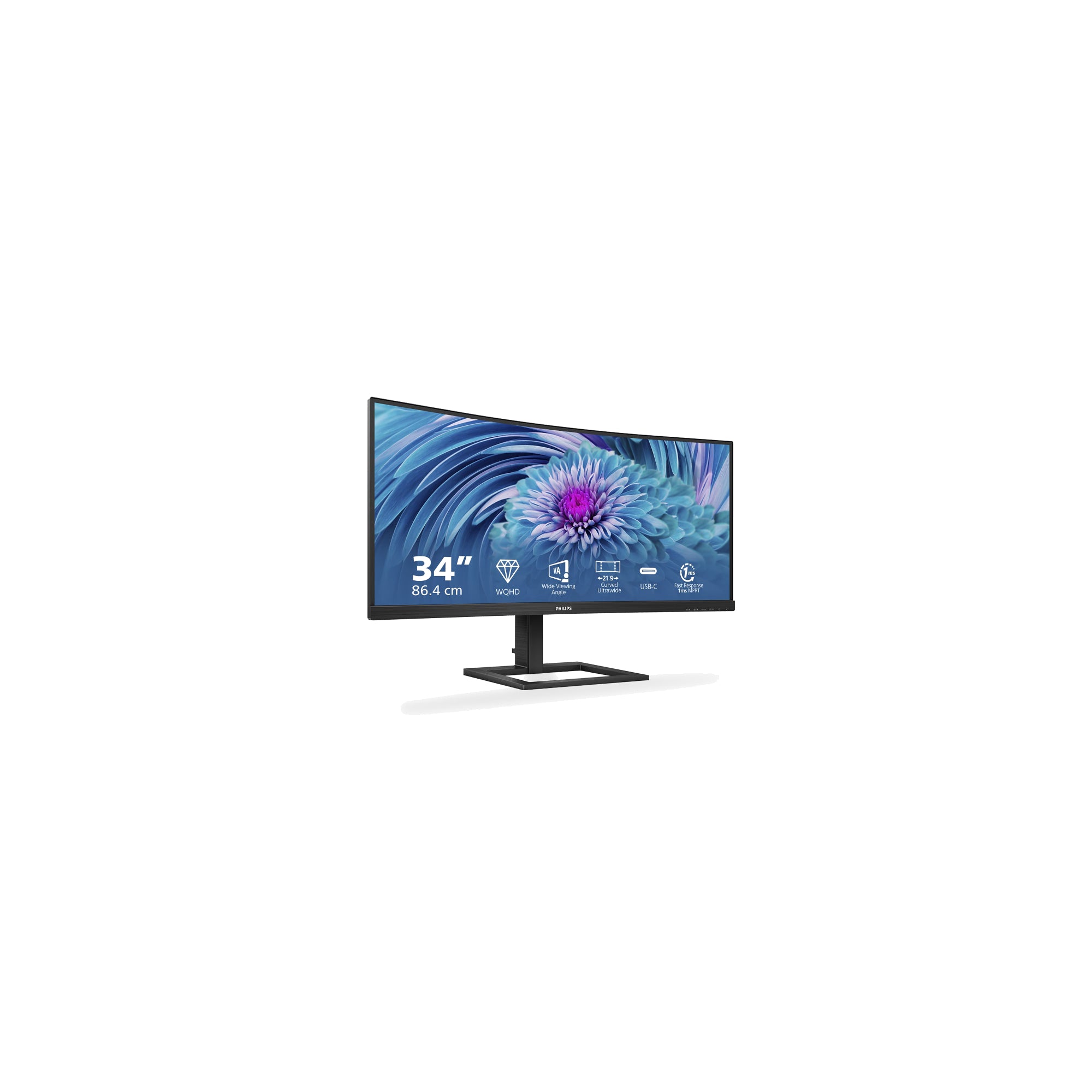 Philips 346E2CUAE/00 34" - Ultrawide USB-C 65W 3440x1440 VA 100Hz