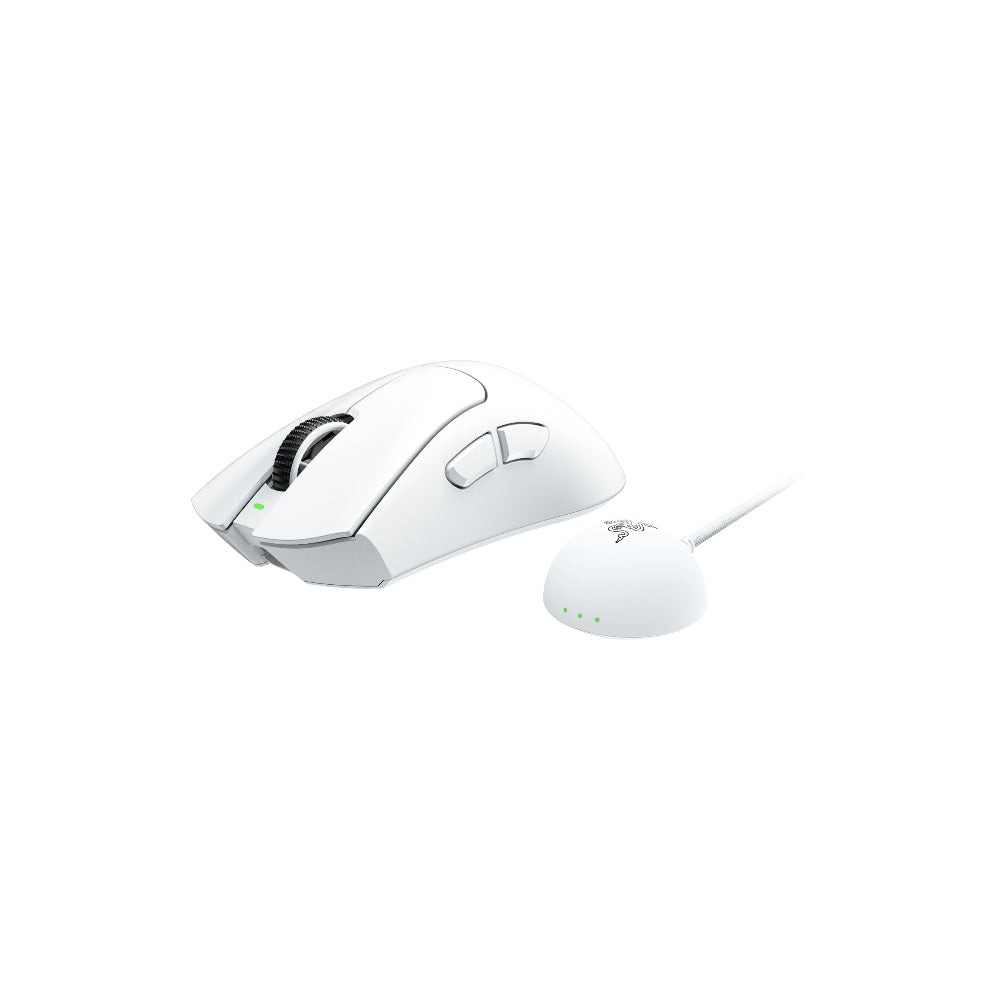 Razer DeathAdder V4 Pro Optisk Trådlös Vit