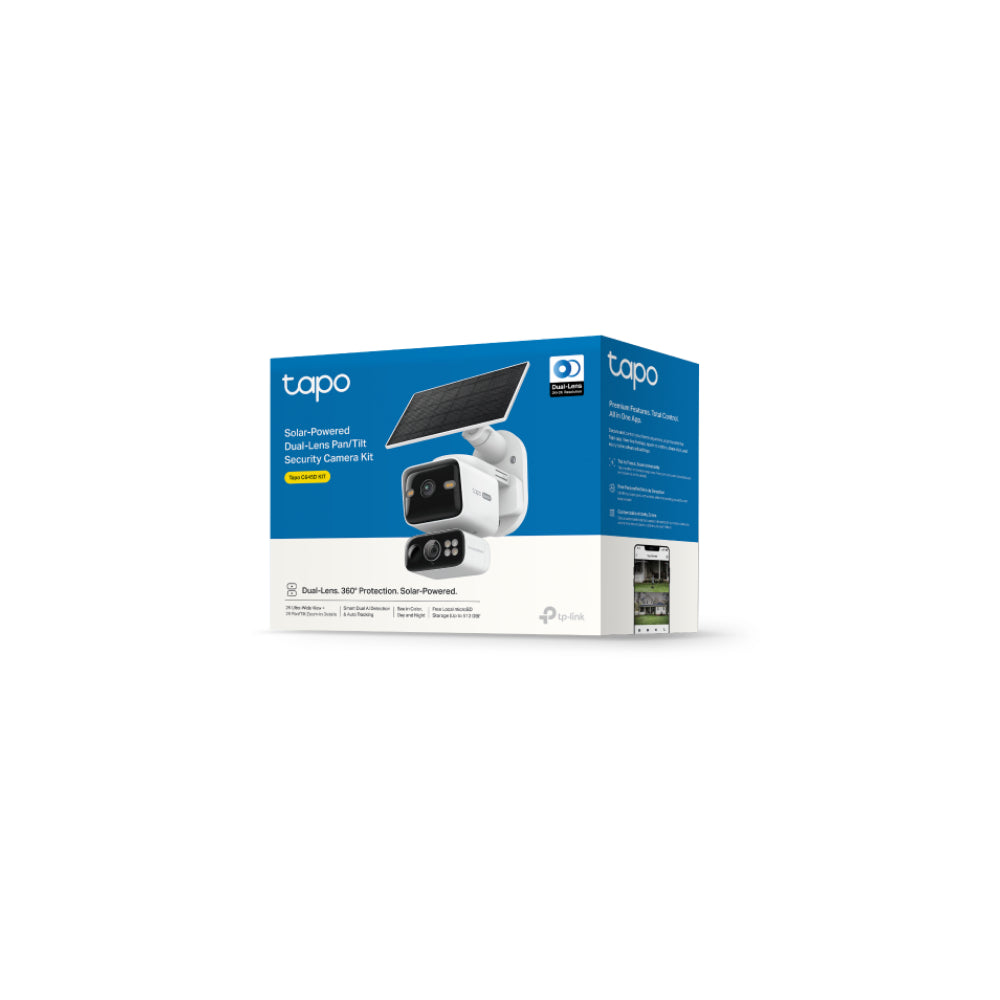 TP-LinkTapo C645D Kit Dual-Lens Pan/Tilt + Solpanel