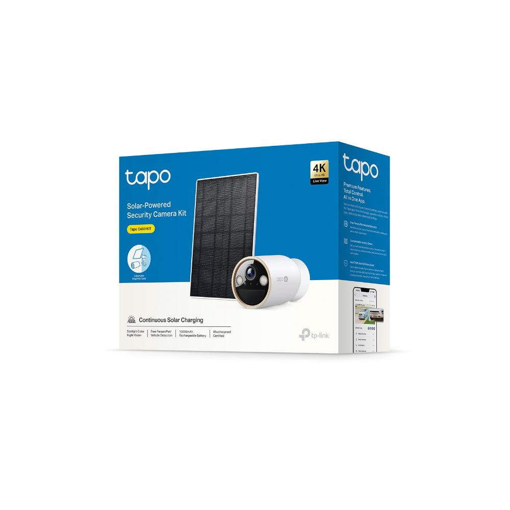 Tapo C460 KIT V1.6 4K övervakningskamera med solpanel