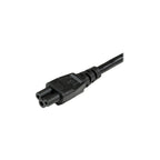 StarTech Strömkabel Schuko till IEC C5 1m Svart