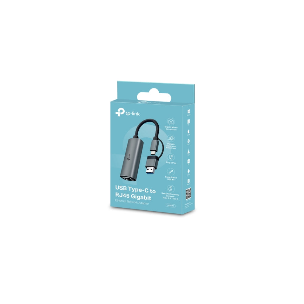 TP-Link UE310C USB Type-C to RJ45 Gigabit Ethernet Network Adapter