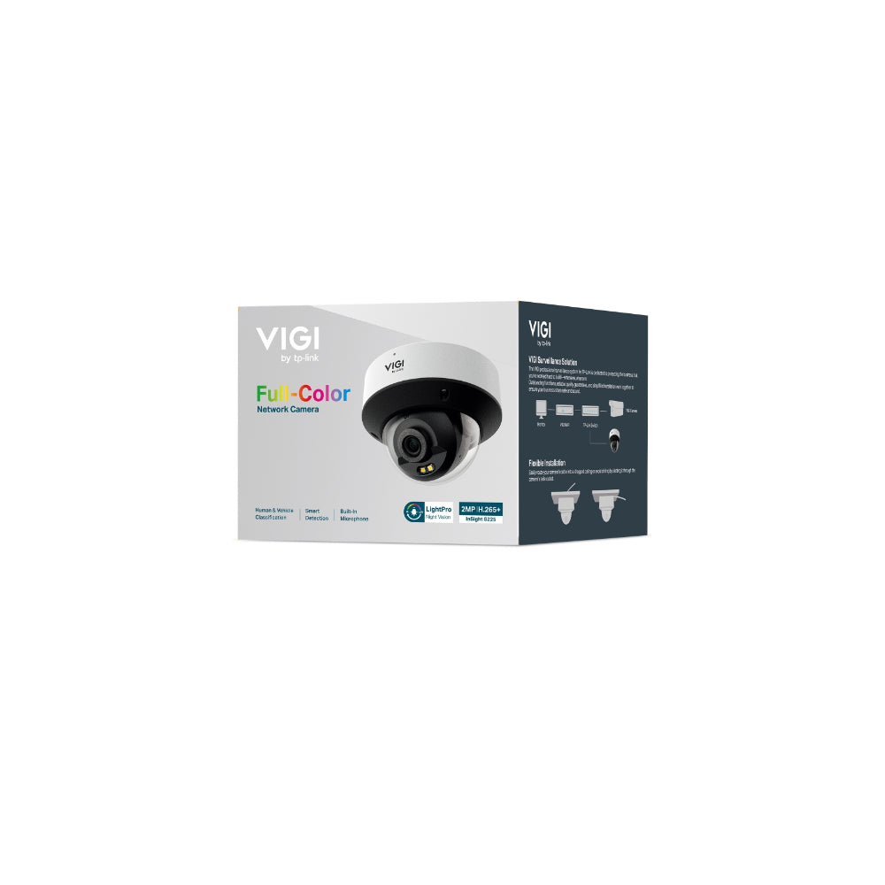 TP-Link VIGI InSight S225 2MP Full-Color Dome Nätverkskamera 2.8mm