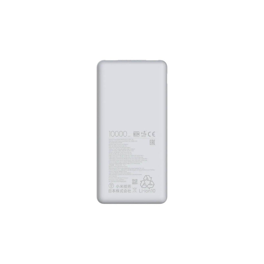 Xiaomi Powerbank 10000mAh 22.5Watt 1xUSB-A 2.0 1xUSB-C Grå