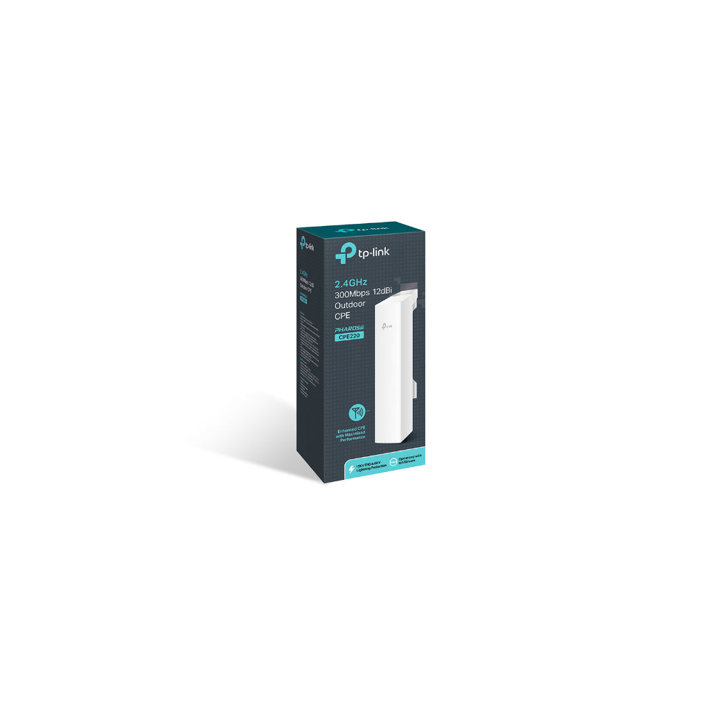 TP-Link CPE220 2,4 GHz 300 Mbit/s 12 dBi Outdoor CPE