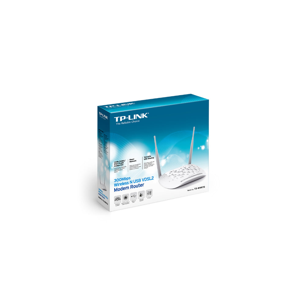 TP-Link TD-W9970 300Mbps Wireless N USB VDSL/ADSL Modem Router