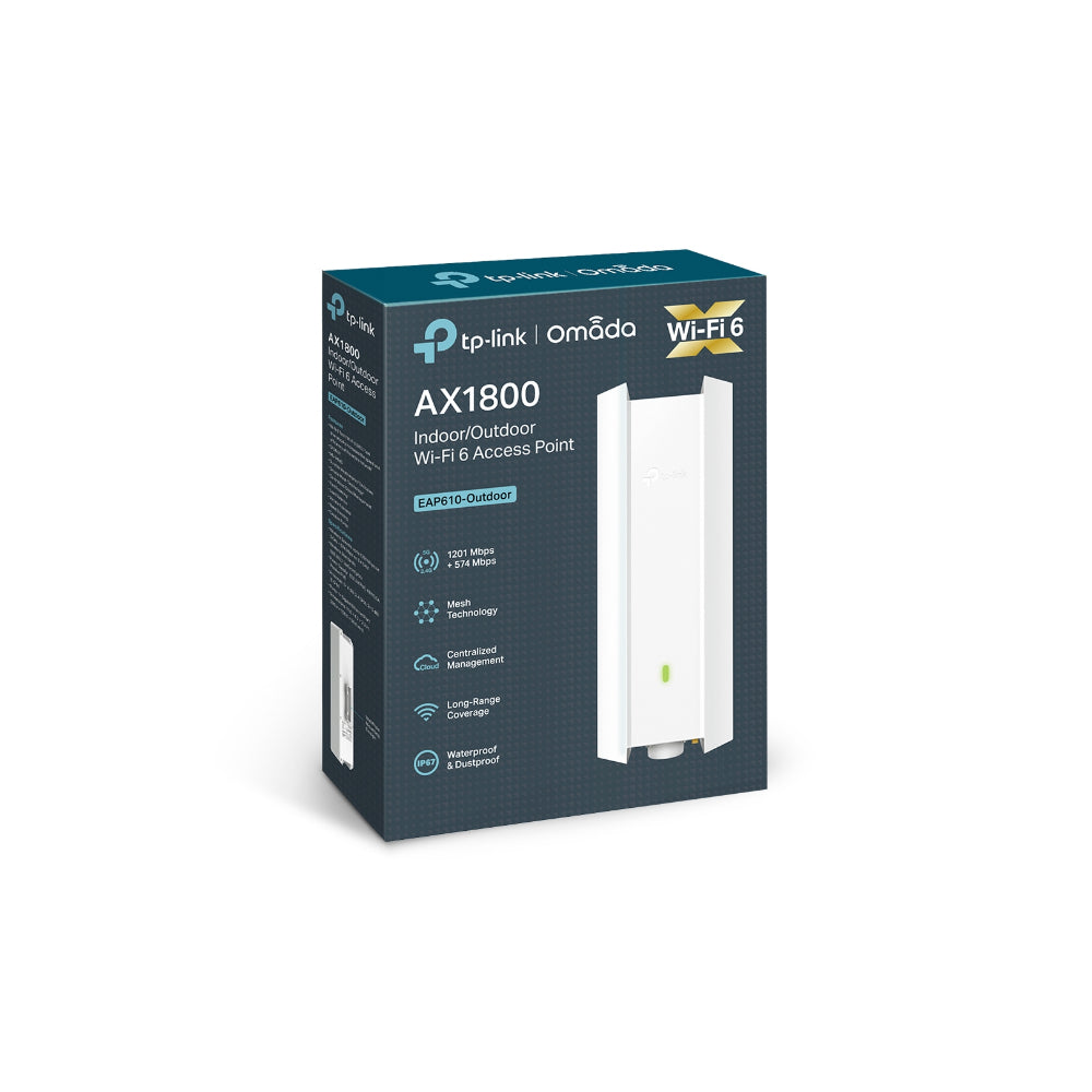TP-Link EAP610-Outdoor AX1800 Wi-Fi 6 Accesspunlt