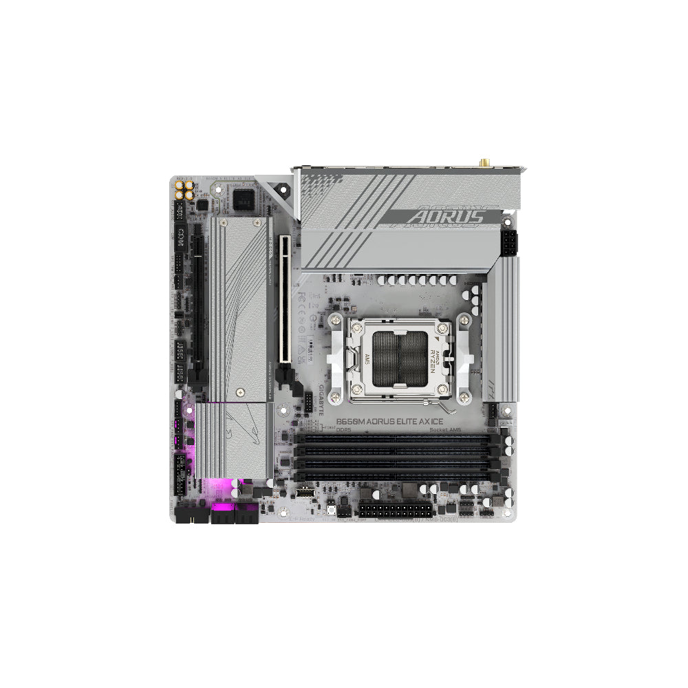 Gigabyte B650M AORUS ELITE AX ICE mATX AM5