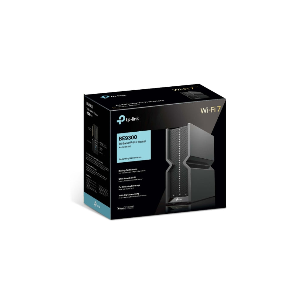 TP-Link Archer BE550 BE9300 Tri-Band Wi-Fi 7 Router
