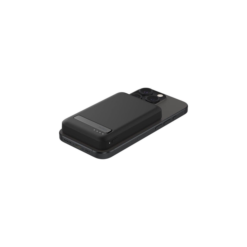 Belkin Qi2 MagSafe 15W Powerbank med display - 5000mAh - Svart