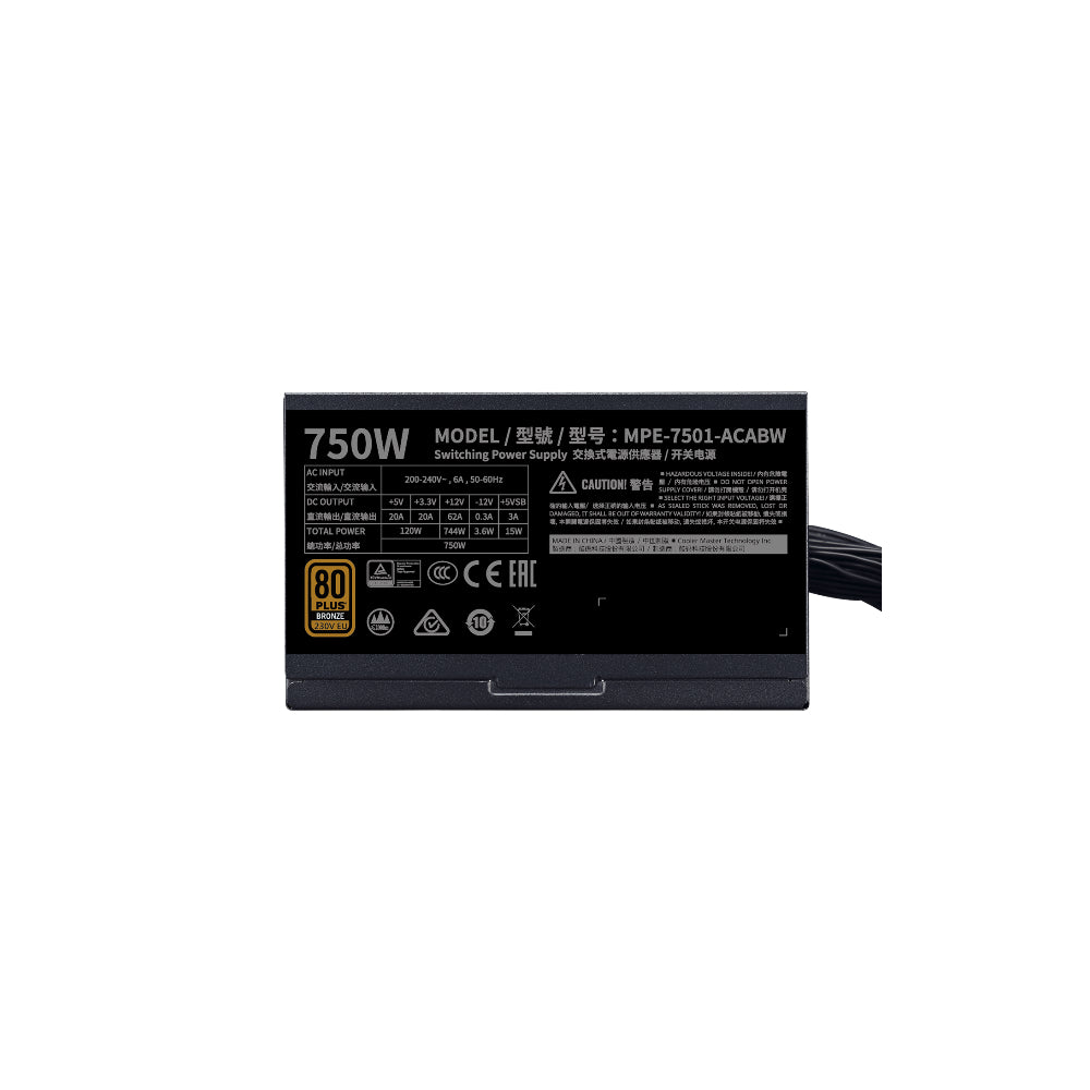 Cooler Master MWE Bronze V2 750W 80 PLUS Bronze