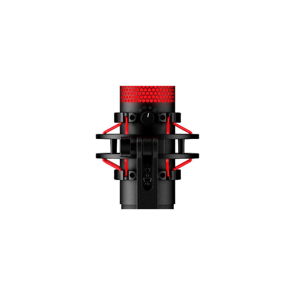HyperX QuadCast Mikrofon Kabel Svartröd