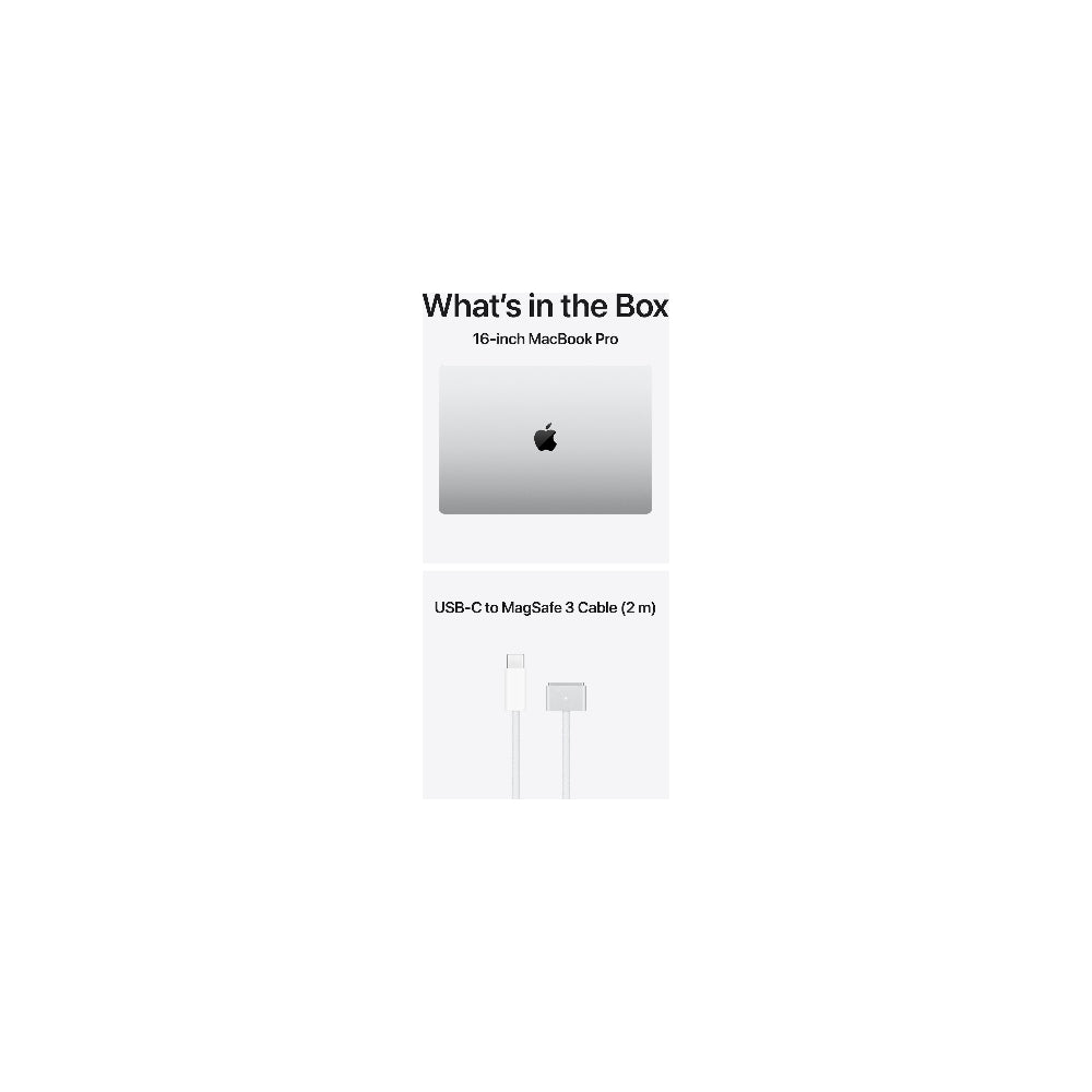 Outlet MacBook Pro 16" - M5 Max - 18C CPU & 32C GPU - 36GB RAM 2TB SSD - Silver