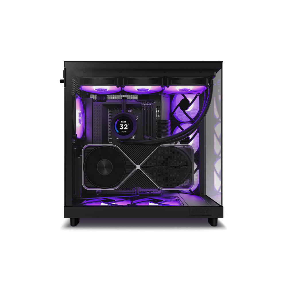 NZXT H6 Flow RGB ATX Svart
